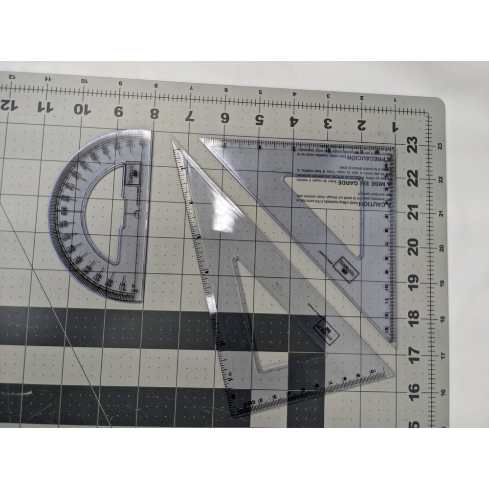 Annapolis Protractor Triangle Ruler Lot - Picture 8 of 8